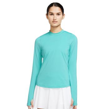 Nike Dri-Fit Victory UV Womens Golf Top - Teal/Marina - main image