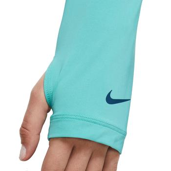 Nike Dri-Fit Victory UV Womens Golf Top - Teal/Marina - main image