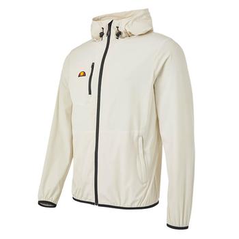 Gold Gear Direct - Ellesse Losali Full Zip Hooded Golf Jacket - Stone
