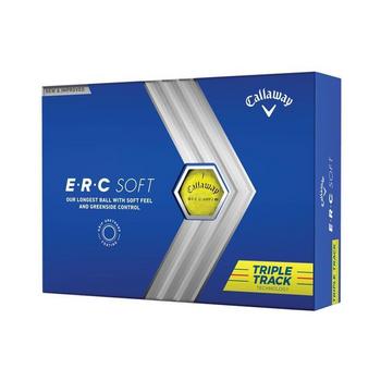Callaway ERC Soft Triple Track Golf Balls - Yellow - main image