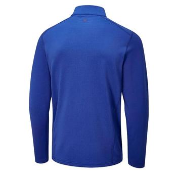 Ping Edwin Half Zip Golf Midlayer Sweater - Blue Surf - main image