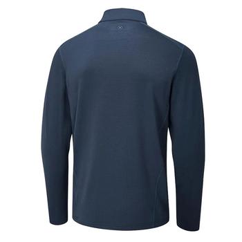 Ping Edwin Half Zip Golf Midlayer Sweater - Oxford Blue