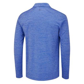 Ping Emmett Long Sleeve Golf Polo Shirt - Classic Blue - main image