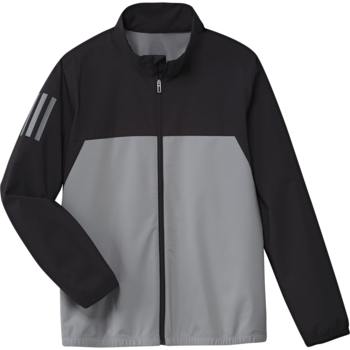 adidas Boys Provisional Waterproof Jacket - Black/Grey - main image