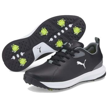 Puma FUSION FX Tech Golf Shoes - Black/Silver/Grey - main image