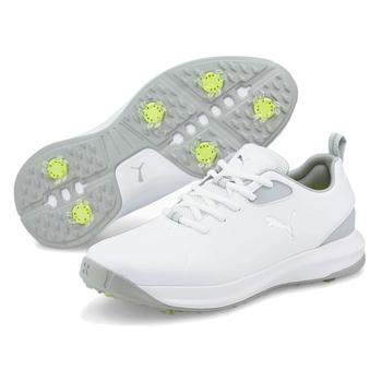 Puma FUSION FX Tech Golf Shoes - White/Silver/Grey - main image