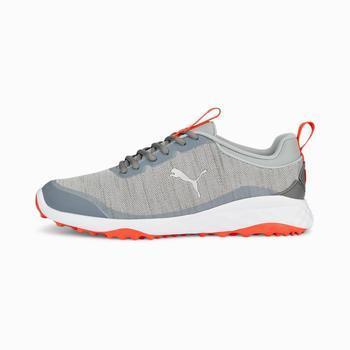 Puma Fusion Pro Golf Shoes - Quarry/Puma Silver - main image