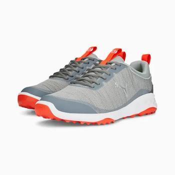 Puma Fusion Pro Golf Shoes - Quarry/Puma Silver - main image