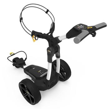 PowaKaddy FX3 White Electric Golf Trolley 2022 - 18 Hole Lithium with FREE Powakaddy Cart Bag - main image