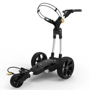 PowaKaddy FX3 White Electric Golf Trolley 2022 - 18 Hole Lithium with FREE Powakaddy Cart Bag - main image