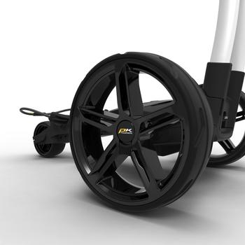 PowaKaddy FX3 White Electric Golf Trolley 2022 - Extended Lithium with FREE Powakaddy Cart Bag