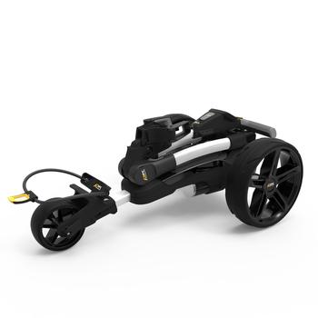 PowaKaddy FX3 White Electric Golf Trolley 2022 - Extended Lithium with FREE Powakaddy Cart Bag - main image