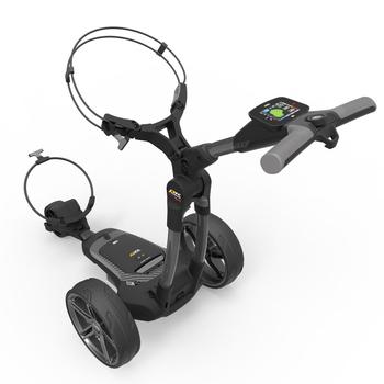 PowaKaddy FX7 EBS GPS Gun Metal Electric Golf Trolley 2022 - Extended Lithium - main image