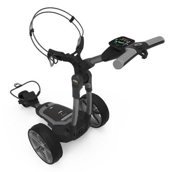 PowaKaddy FX7 GPS Gun Metal Electric Golf Trolley 2022 - 18 Hole Lithium - main image