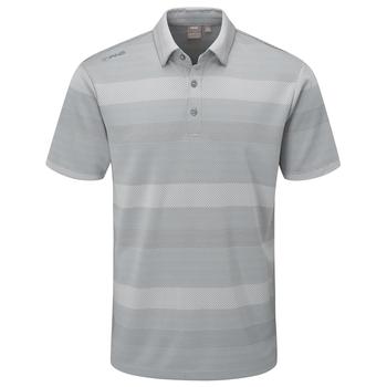 Ping Focus Golf Polo Shirt - Silver Multi