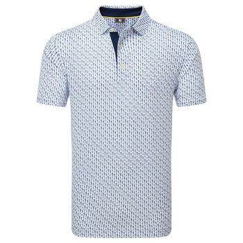 FootJoy Figure Print Lisle - White / Navy - main image
