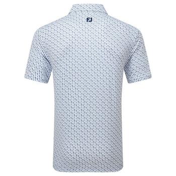 FootJoy Figure Print Lisle - White / Navy - main image