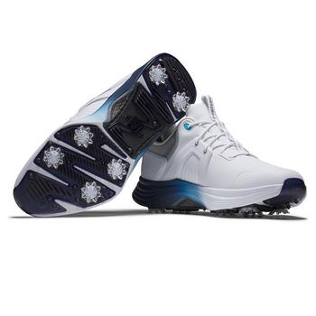 FootJoy Hyperflex Carbon Golf Shoes - White/Navy/Blue - main image