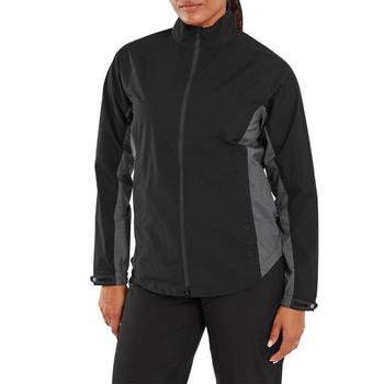 FootJoy Ladies Hydrolite X Golf Jacket - Black/White Dot - main image