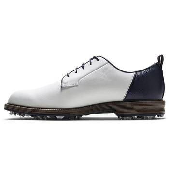 FootJoy Premiere Series Field LX Mens Golf Shoes - White/Brown/Navy - main image