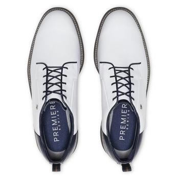 FootJoy Premiere Series Field LX Mens Golf Shoes - White/Brown/Navy - main image