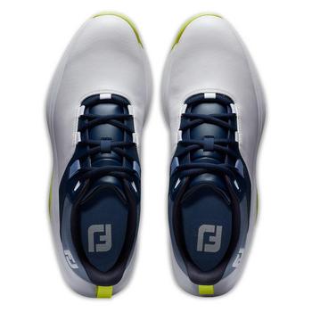 FootJoy ProLite Mens Golf Shoes - White/Navy/Lime - main image