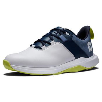 FootJoy ProLite Mens Golf Shoes - White/Navy/Lime - main image