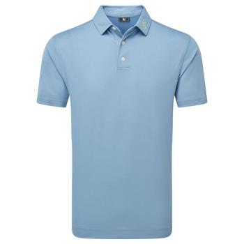FootJoy Stretch Pique Solid Mens Shirt 25 - Blue Jay