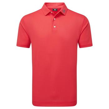 FootJoy Stretch Pique Solid Mens Shirt 25 - Hibiscus - main image