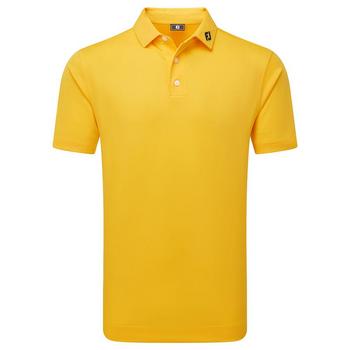 FootJoy Stretch Pique Solid Mens Shirt - Taxi