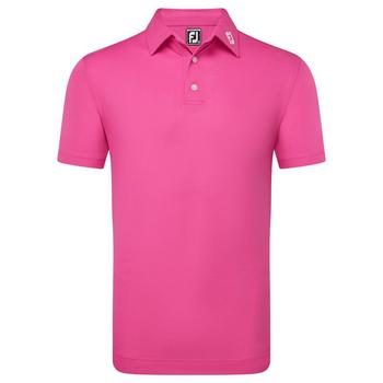 FootJoy Stretch Pique Solid Shirt - Hot Pink - main image