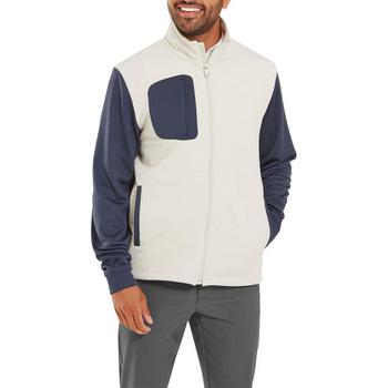 FootJoy ThermoSeries Hybrid Golf Jacket - Stone/Charcoal - main image