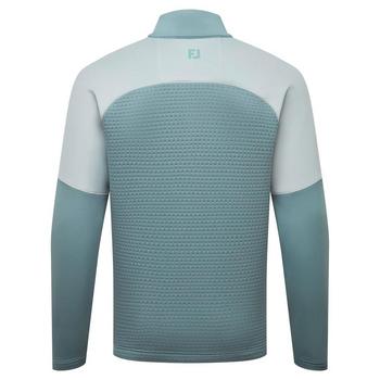 FootJoy ThermoSeries Jacquard Golf Midlayer - Grey/Green - main image