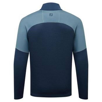 FootJoy ThermoSeries Jacquard Golf Midlayer - Navy/Slate - main image