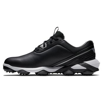 FootJoy Tour Alpha 2.0 Mens Golf Shoes - Black/White/Silver - main image