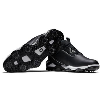 FootJoy Tour Alpha 2.0 Mens Golf Shoes - Black/White/Silver - main image