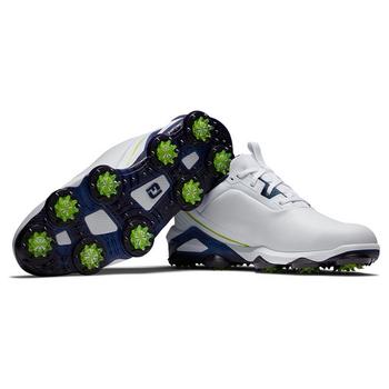 FootJoy Tour Alpha 2.0 Mens Golf Shoes - White/Navy/Lime - main image