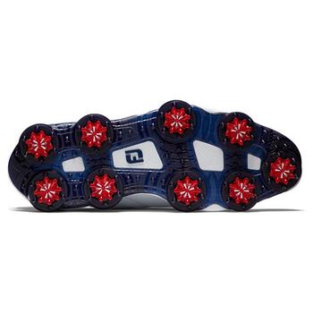 FootJoy Tour Alpha 2.0 Triple BOA Golf Shoes - White/Navy/Red - main image