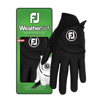 FootJoy 2024 WeatherSof Mens Black Golf Glove - Multi-Buy Offer