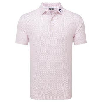 FootJoy Wiggle Print Lisle - White / Skyway / Pink Lemonade - main image