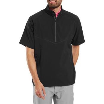 FootJoy Zephyr Short Sleeve Golf Windshirt - Black - main image