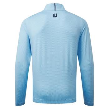 FootJoy Tonal Print Knit Chill Out Golf Sweater - True Blue - main image