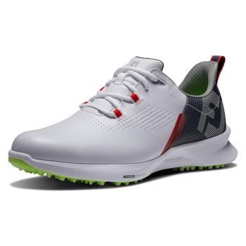 FootJoy Fuel Golf Shoes - White/Navy/Lime - main image