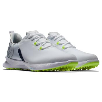 Footjoy Fuel Sport Golf Shoes - White/Navy/Green