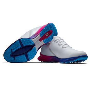 FootJoy Fuel Sport Golf Shoes - White/Pink/Blue - main image