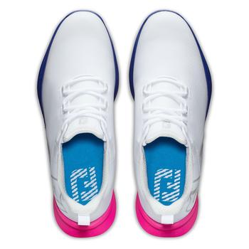 FootJoy Fuel Sport Golf Shoes - White/Pink/Blue - main image