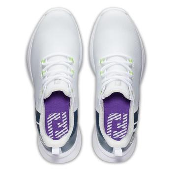 Footjoy Fuel Sport Ladies Golf Shoe White/Purple/Pink - main image