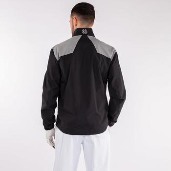 Galvin Green Armstrong GORE-TEX Paclite Waterproof Golf Jacket - Black/Sharkskin/Cool Grey - main image