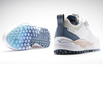 Mizuno GENEM Mens BOA Golf Shoes - White/Navy - main image