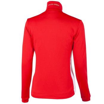 Galvin Green Daisy Insula Ladies Full Zip Golf Sweater - Red - main image